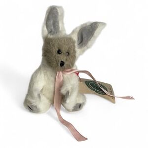 Vintage 1990 Boyds Bears "Chan" Handmade 8" Plush Bear Bunny Suit Moveable Limbs